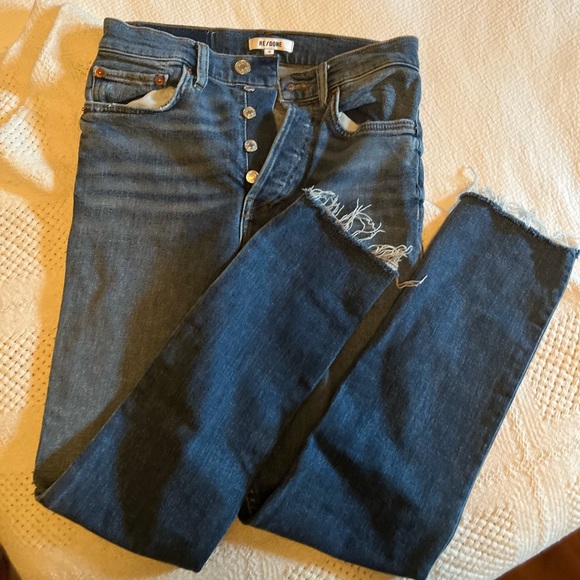 Re/Done Denim - Re/Done 90s high rise ankle crop